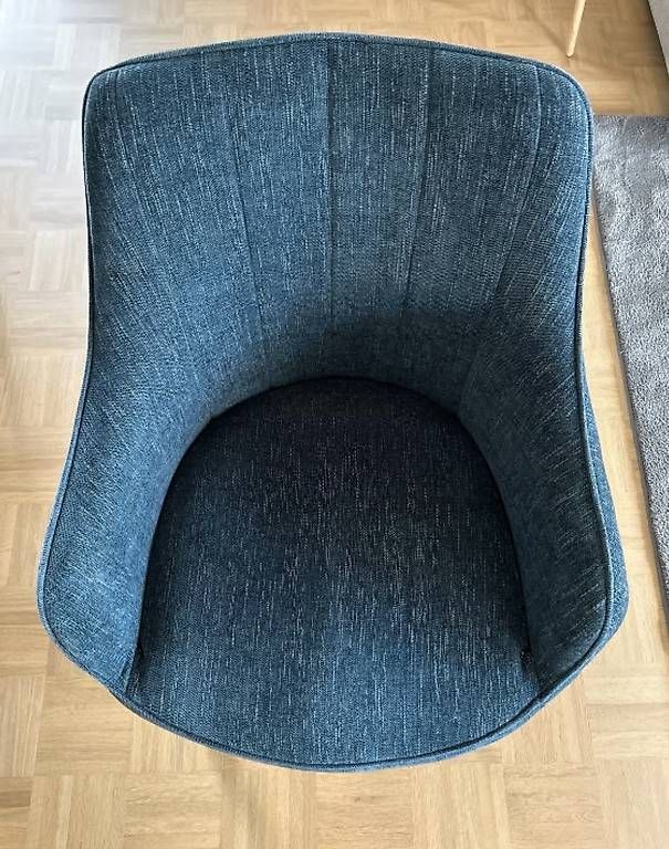Sedie: 8x Design-Stühle Maccello  Chenille Petrol  drehbar – Usato da Basel venduto da liv99 1