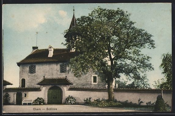 Cartoline postali: AK Cham, Schloss – Usato da Berlin venduto da bartko-reher