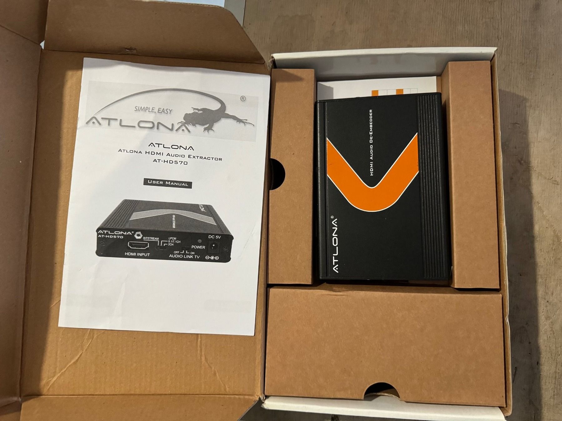 Convertitori: Atlona AT-HD570 HDMI Audio De-Embedder – Nuovo e nell'imballaggio originale da Basel venduto da peterfalk 2