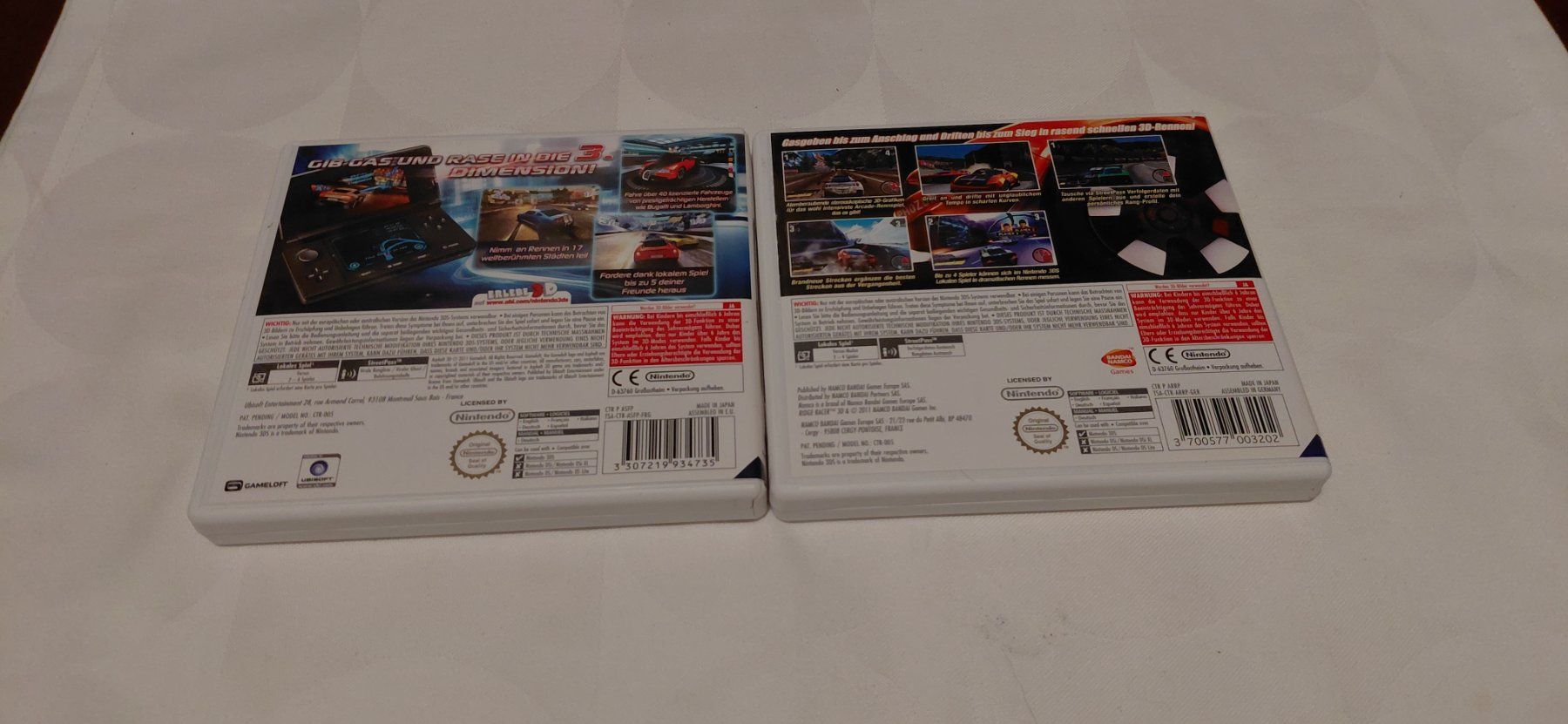 Giochi: Ridge Racer 3D /   Nintendo 3DS Asphalt 3 D – Usato da Gretzenbach venduto da Uli1980 2