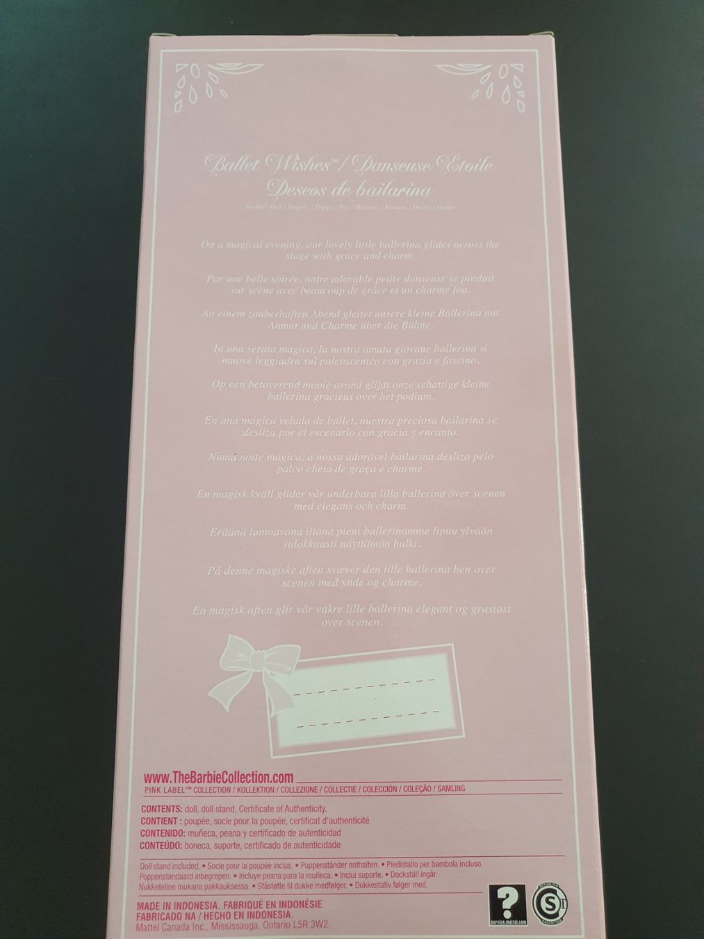 Poupées: Barbie Ballet Wishes, 2014 – D'occasion à Zürich par summersand 1