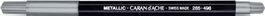 Caran d'Ache Metallic Fasermaler / Silber / NEU
