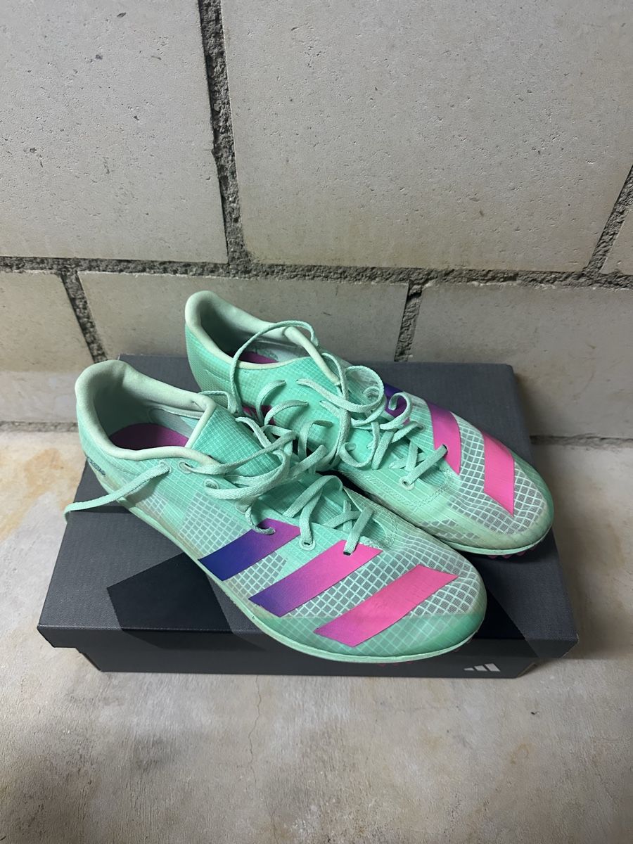 Adidas Scarpe da uomo: Adidas Nagelschuhe - Distancestar – Usato da Walenstadt venduto da goodperfumes
