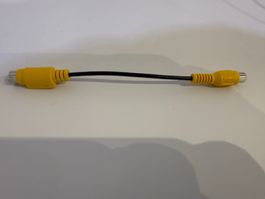 Stecker S-Video auf Cinch Buchse Composite Video
