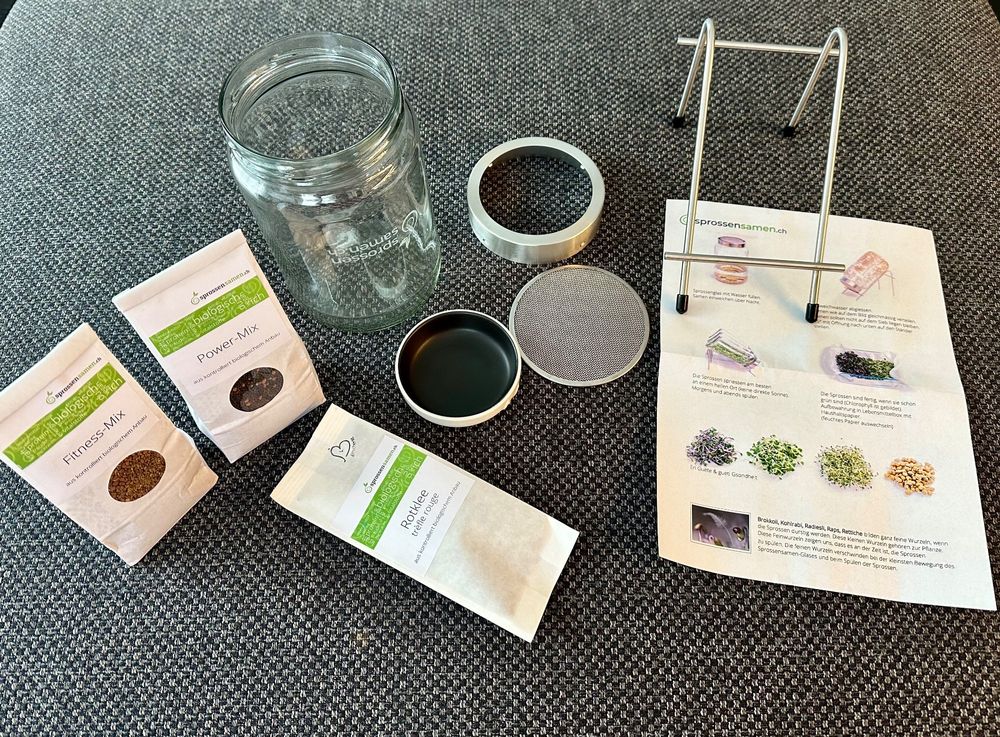 Keimglas Für Sprossen VESTAhome Sprossenglas Keimglas Set (3er