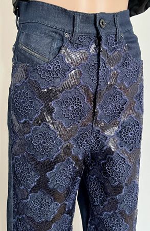 Diesel Black Gold Jeans Relaxed Fit, Grösse 26, NEU