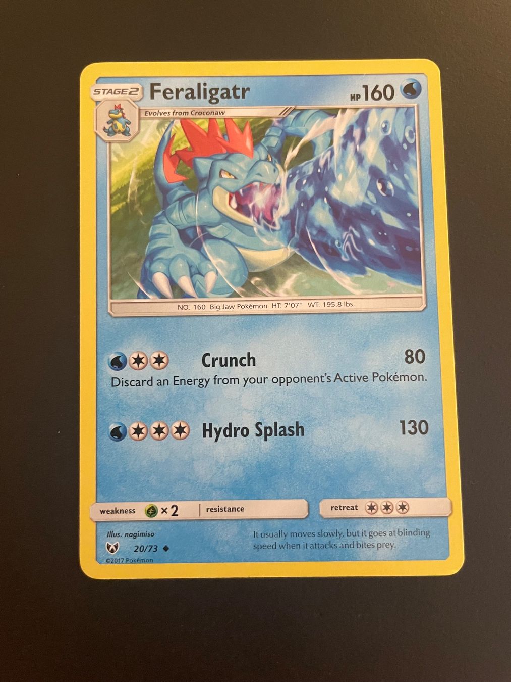 Pokémon Cartes à collectionner: Feraligatr Shining Legends 20/73 – D'occasion à Zürich par pokemon_cards