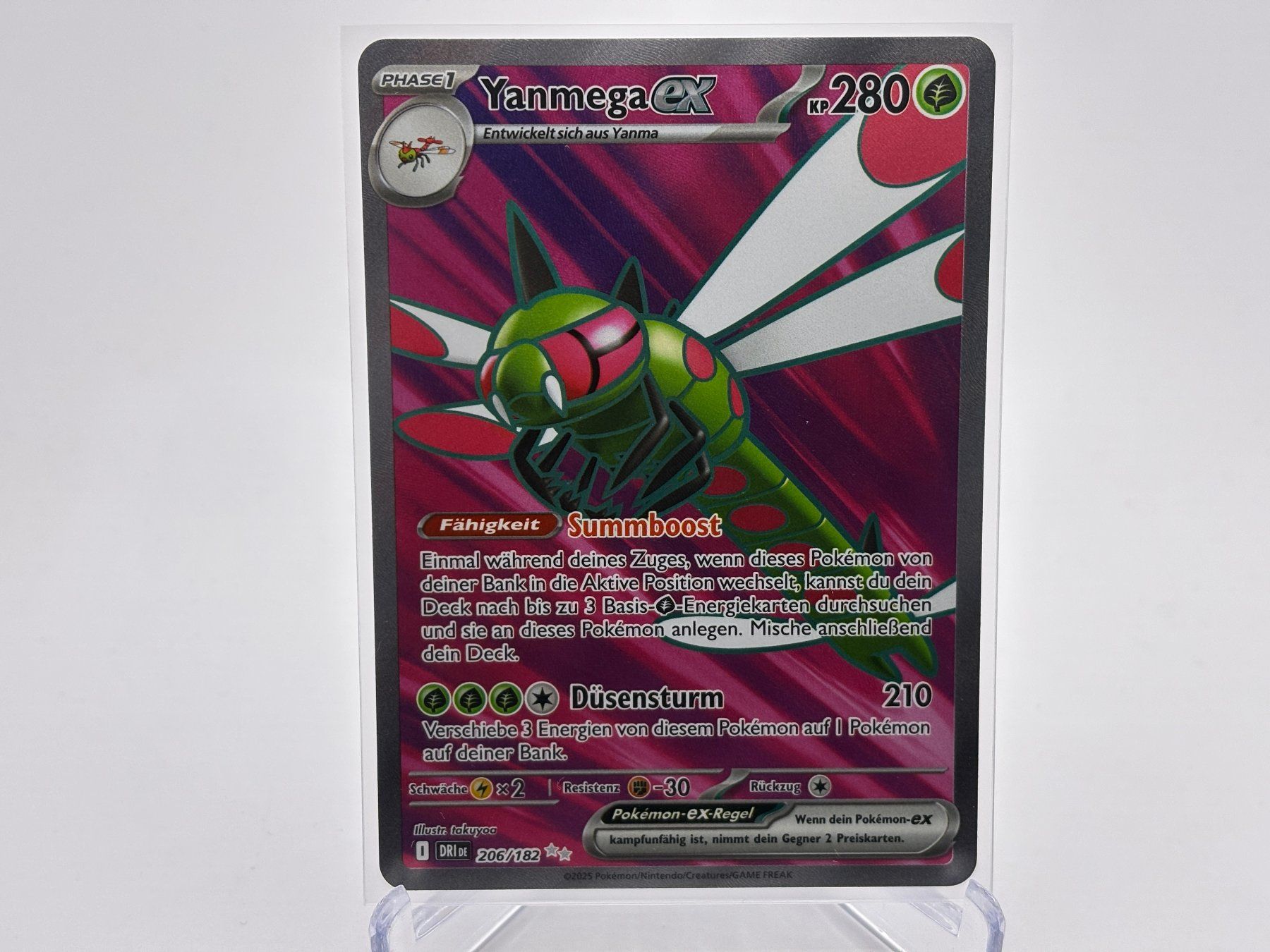 Pokémon Carte collezionabili: Ewige Rivalen - Yanmega ex  (DRI 206) - DE – Nuovo (secondo la descrizione) da Allschwil venduto da Bullach