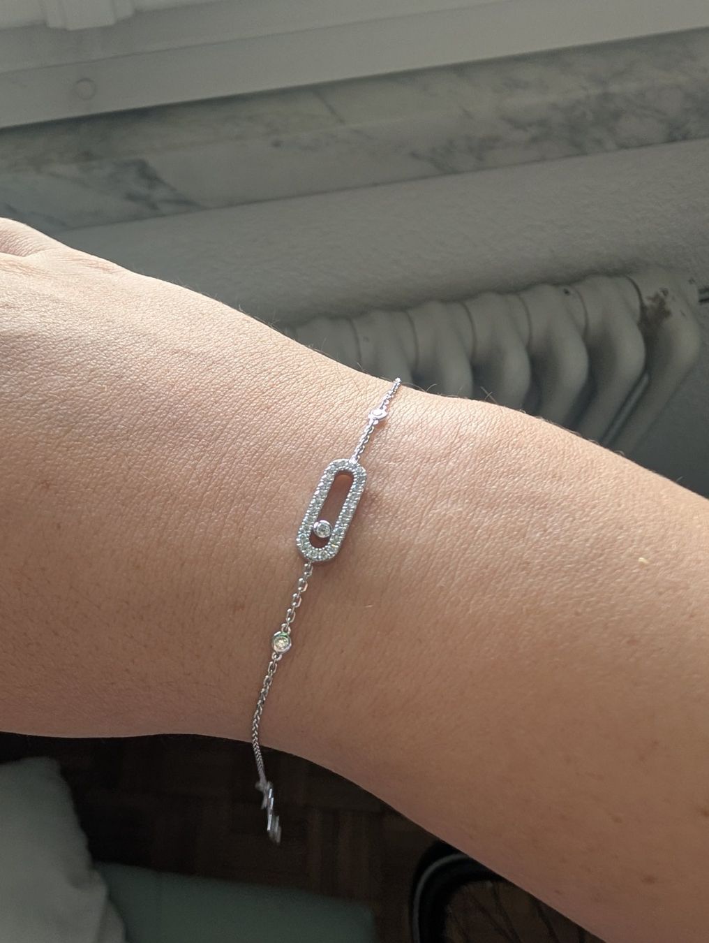 Messika Bracciali & Braccialetti: Bracelet Messika Move Uno pavé or blanc – Nuovo e nell'imballaggio originale da Les Avanchets venduto da ale_2prq 7