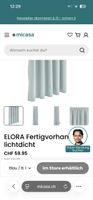 2x Micasa ELORA Vorhang