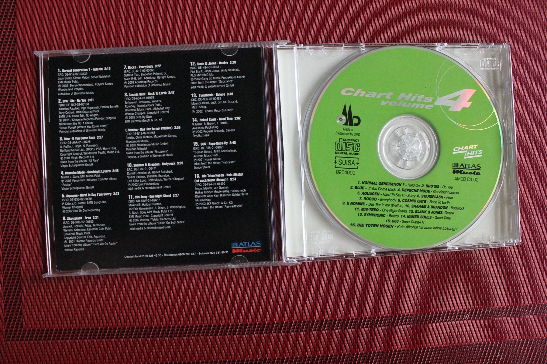 CDs: Chart Hits Volume 4  ( 412) – D'occasion à Geroldswil par CD-Verkauf-2022 1