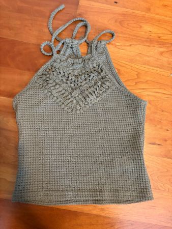 Neues olivgrünes Boho Top von Shein Gr. S