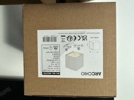 Arcchio LED-Wandleuchte, eckig, weiß, 9,7 cm breit