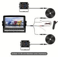 LCD Monitor und zwei Rückfahrtkamera