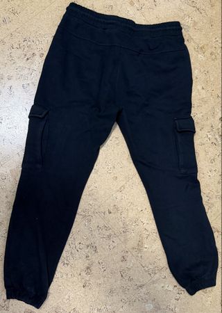 Schwarze Cargo Jogginghose Grösse M