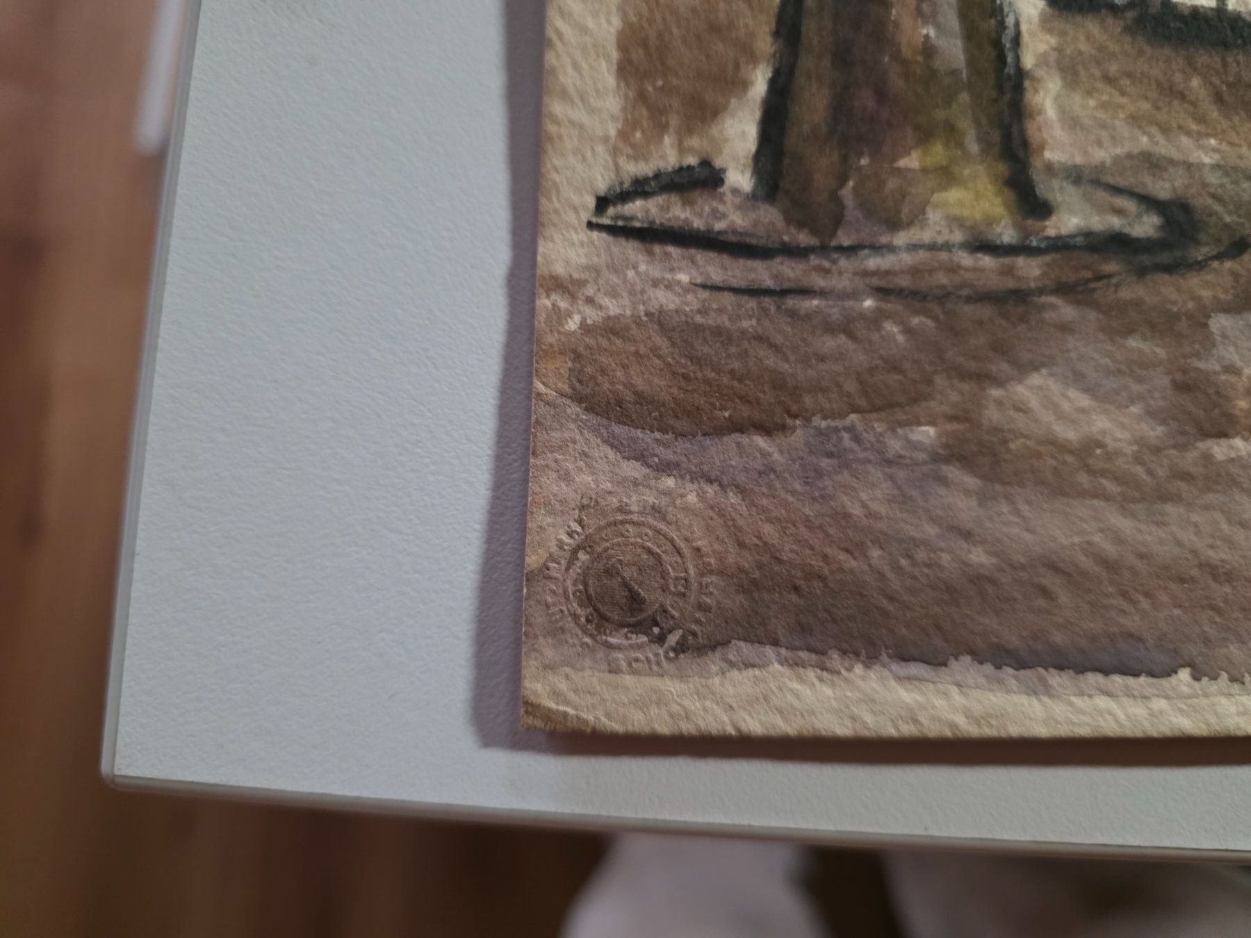 Dipinti: Interessantes altes Bild Gemälde Aquarell – Usato da Walterswil BE venduto da Lonitti 1