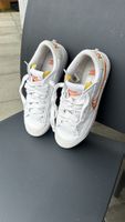 Baskets Nike Blazer blanches orange pointure 37 utilisé