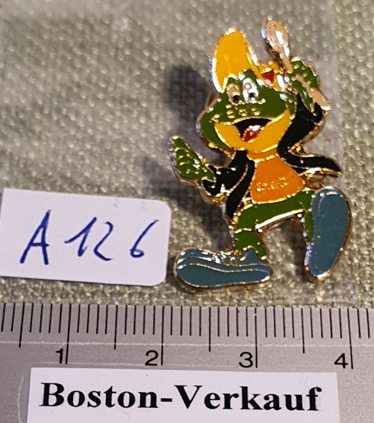Broschen & Nadeln: A126 - Pin Kellogg  Kelloggs Frosch – Gebraucht aus Reinach BL von Boston-Verkauf 2