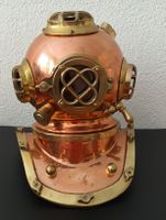 Klassischer Taucherhelm aus Kupfer & Messing – Deko
