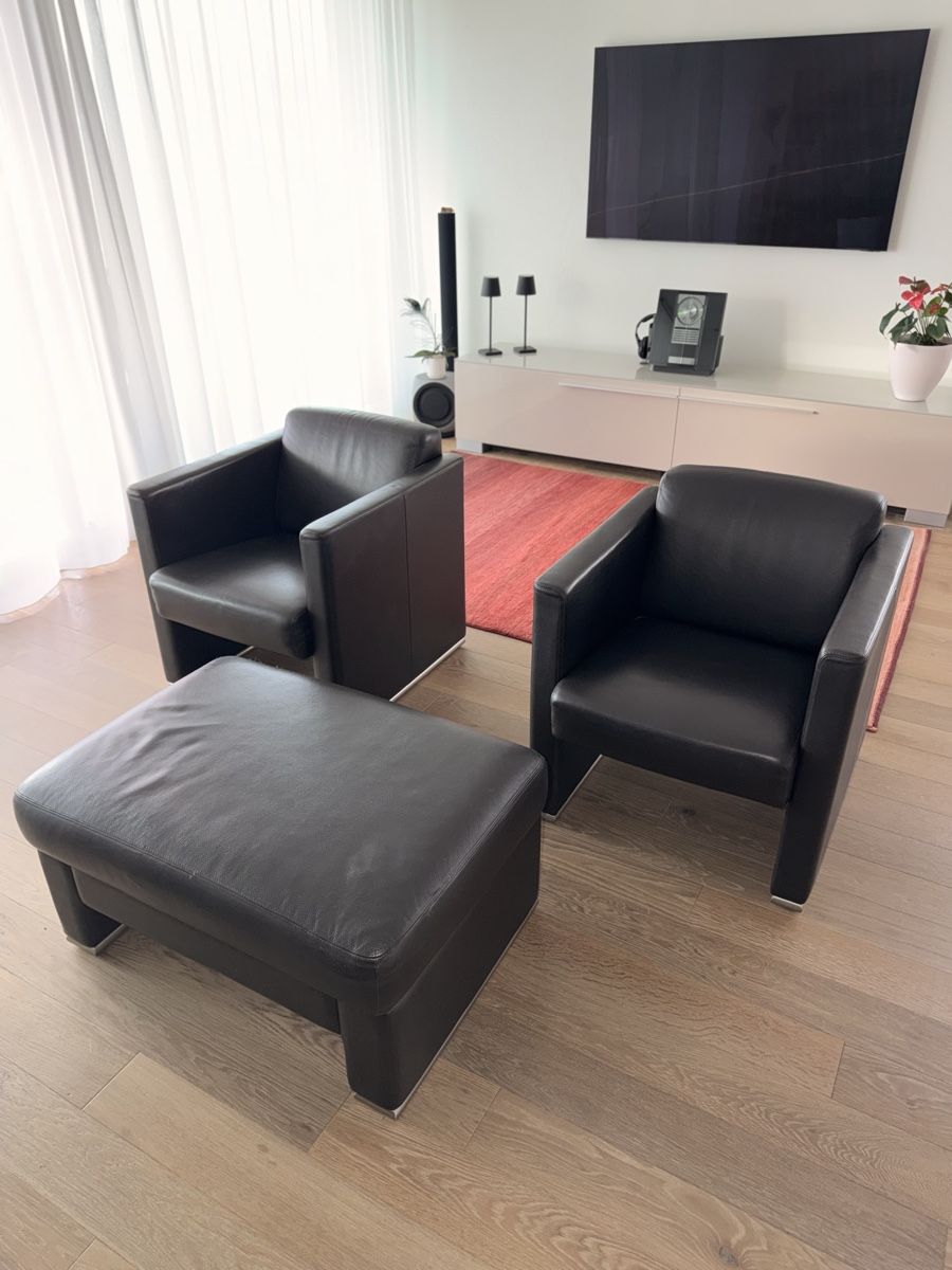 Intertime Sessel: 2x Intertime Sessel inkl. Hocker – Gebraucht aus Eschenbach SG von alan.wagli
