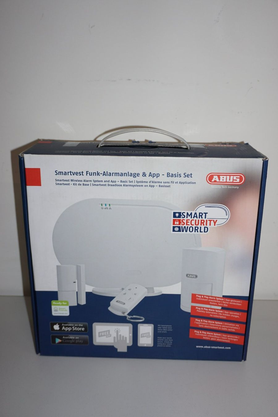 Abus Alarmanlagen: Abus Smartvest Basis-Set Funk-Alarmsystem & App – Gebraucht aus Basel von