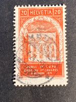 Schweiz 1924 UPU 20 Rp. Vollstempel AMBULANT 22.X.24 Zug 557