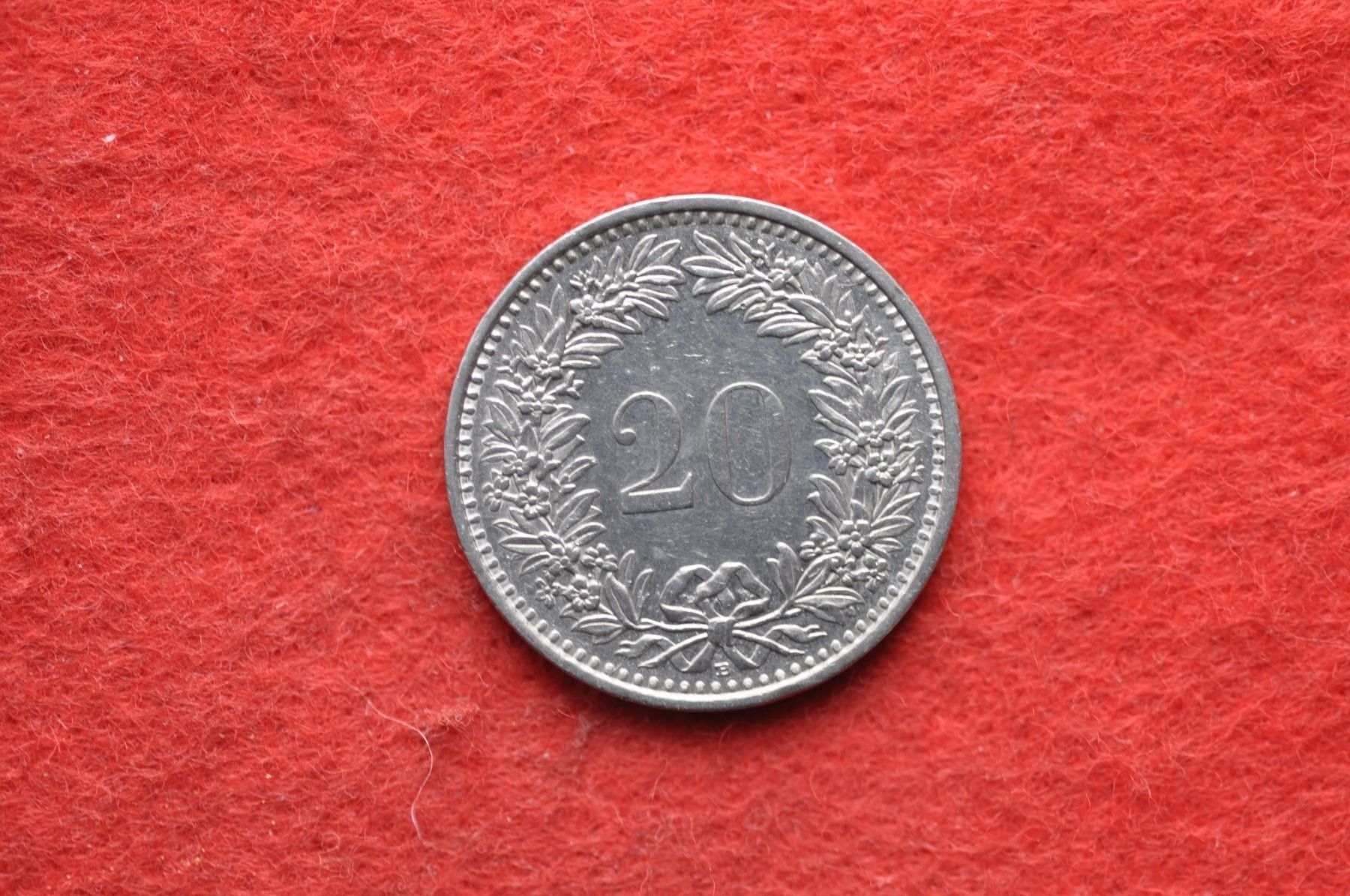 Tutti le monete: 20 rappen 1993 – Usato da Laupen BE venduto da Gufi57 1
