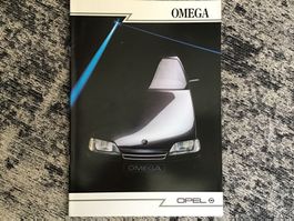 Opel Omega Verkaufsprospekt Sept. 1986