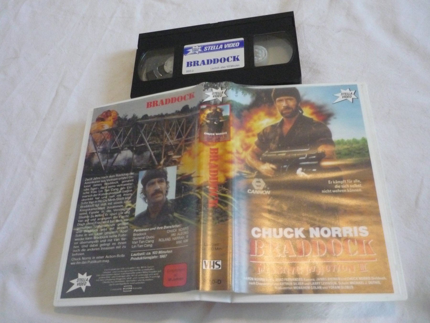 Tutti i VHS: VHS Videokassette - Missing in Action 3 - Braddock - Chuck – Usato da Beringen venduto da zzRegal 1