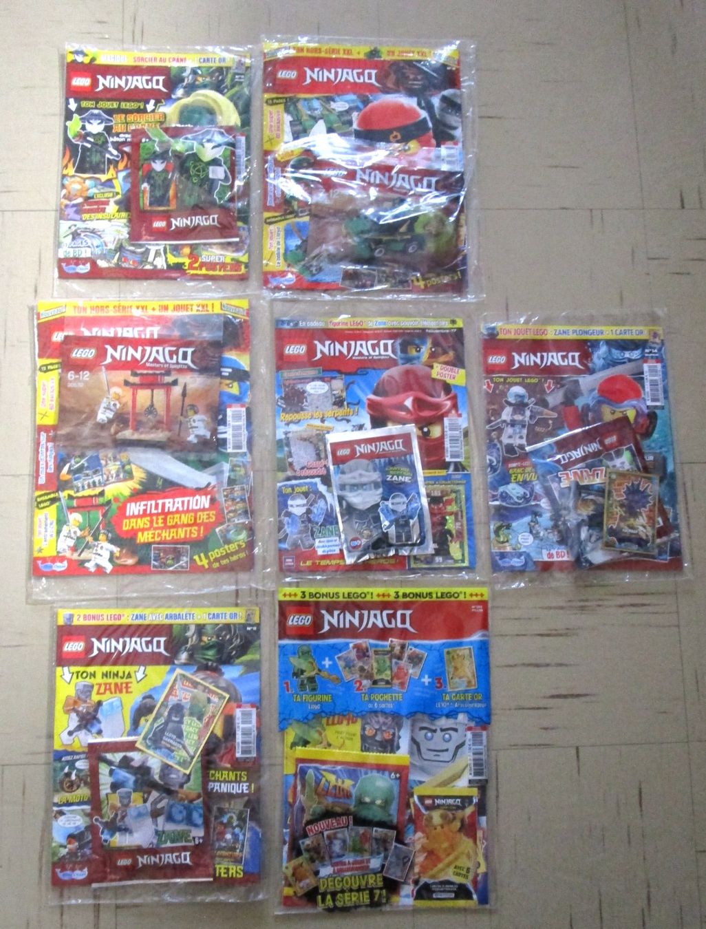 Lego Kit di costruzioni: 7 LEGO NINJAGO POLYBAG + REVUES  NON OUVERT – Nuovo e nell'imballaggio originale da Chêne-Bourg venduto da breno56