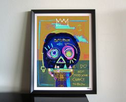 Deep Throat Pop Art Kunst Bild Modern Neo Expressionismus