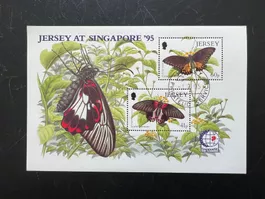 Jersey  SCHMETTERLINGE 1995 MINBOGEN Erstag  (A797)