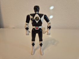 Power Rangers Black Ranger Flip Head Figure 1993