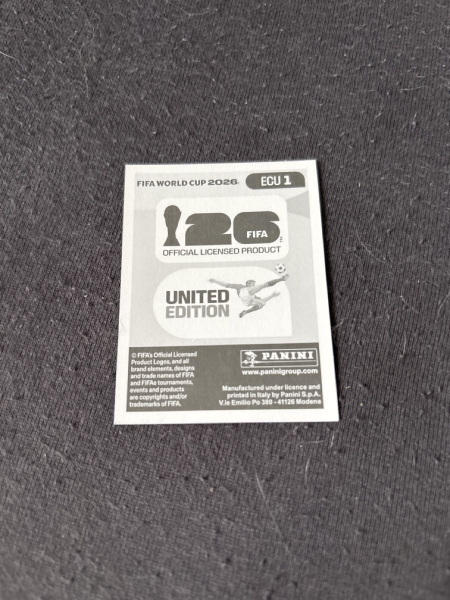 Panini Sammelbilder & Trading cards: Panini Bild ECU1 – Neu und originalverpackt aus Rechthalten von Thierry_89 1