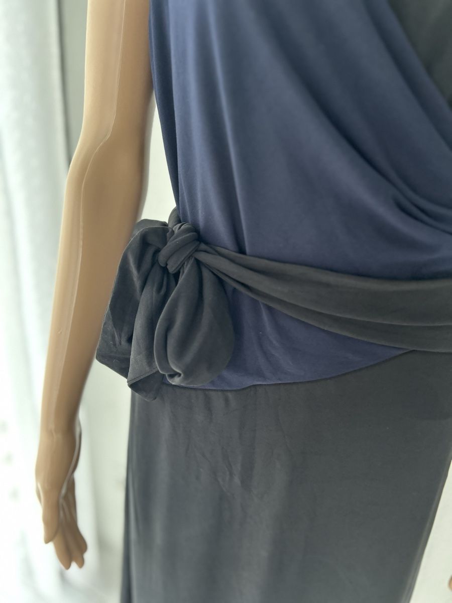 Ralph Lauren Vestiti: Wrap Dress Blue Black Size 10 Good Condition – Nuovo (secondo la descrizione) da Saland venduto da ele_vc96 2