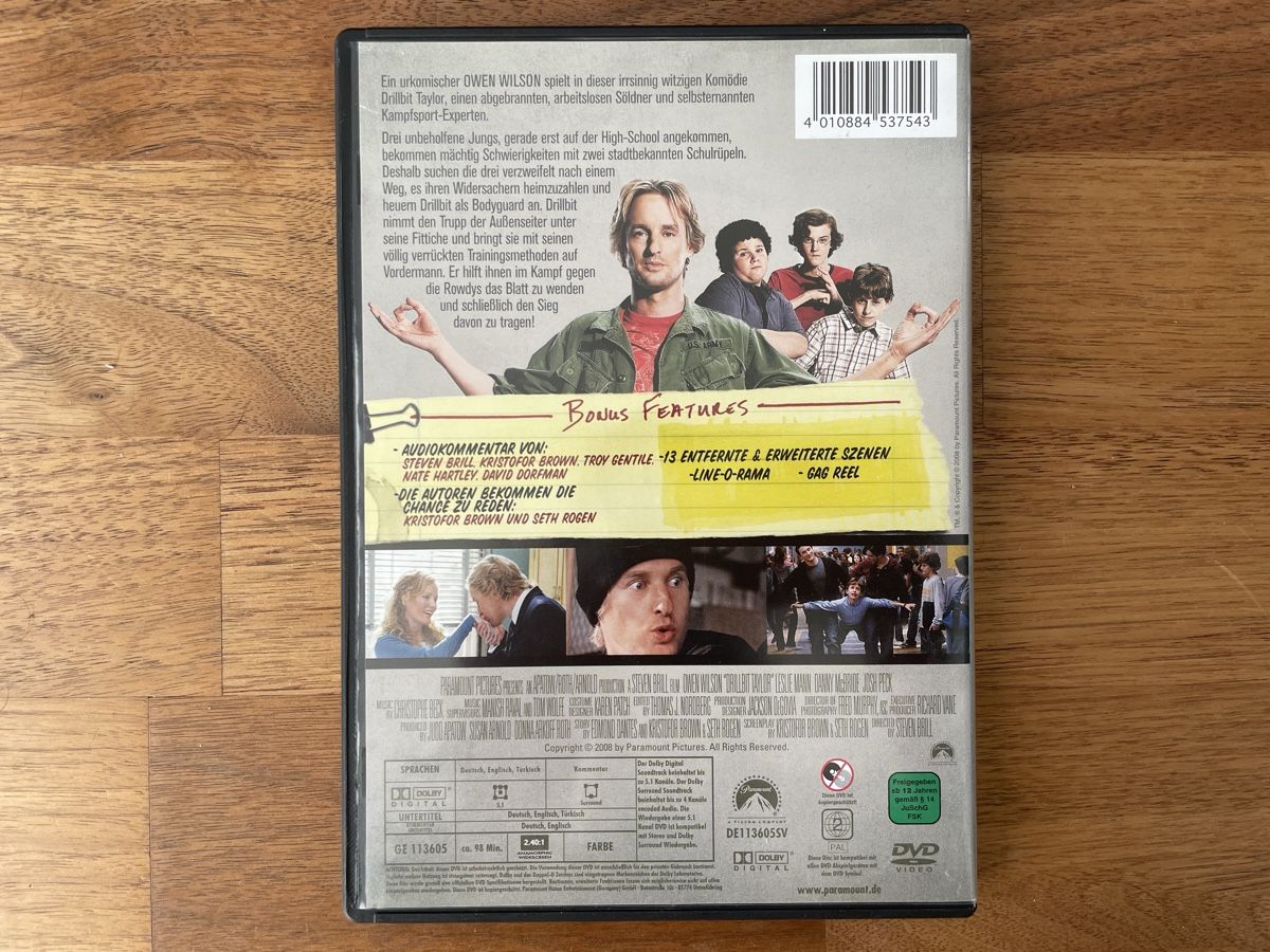 Alle DVDs: Drillbit Taylor - DVD – Gebraucht aus Rickenbach LU von Mr.Entertainment 1