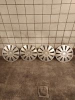 4x Radkappen / Pneu-Deckel, silber, für Metalfelgen!