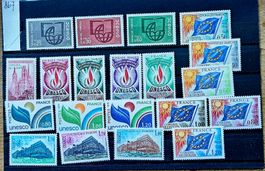 FRANCE timbres neufs ** UNESCO/Conseil de l'Europe dès 1958