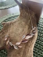 Modische Blatt-Kette in Roségold