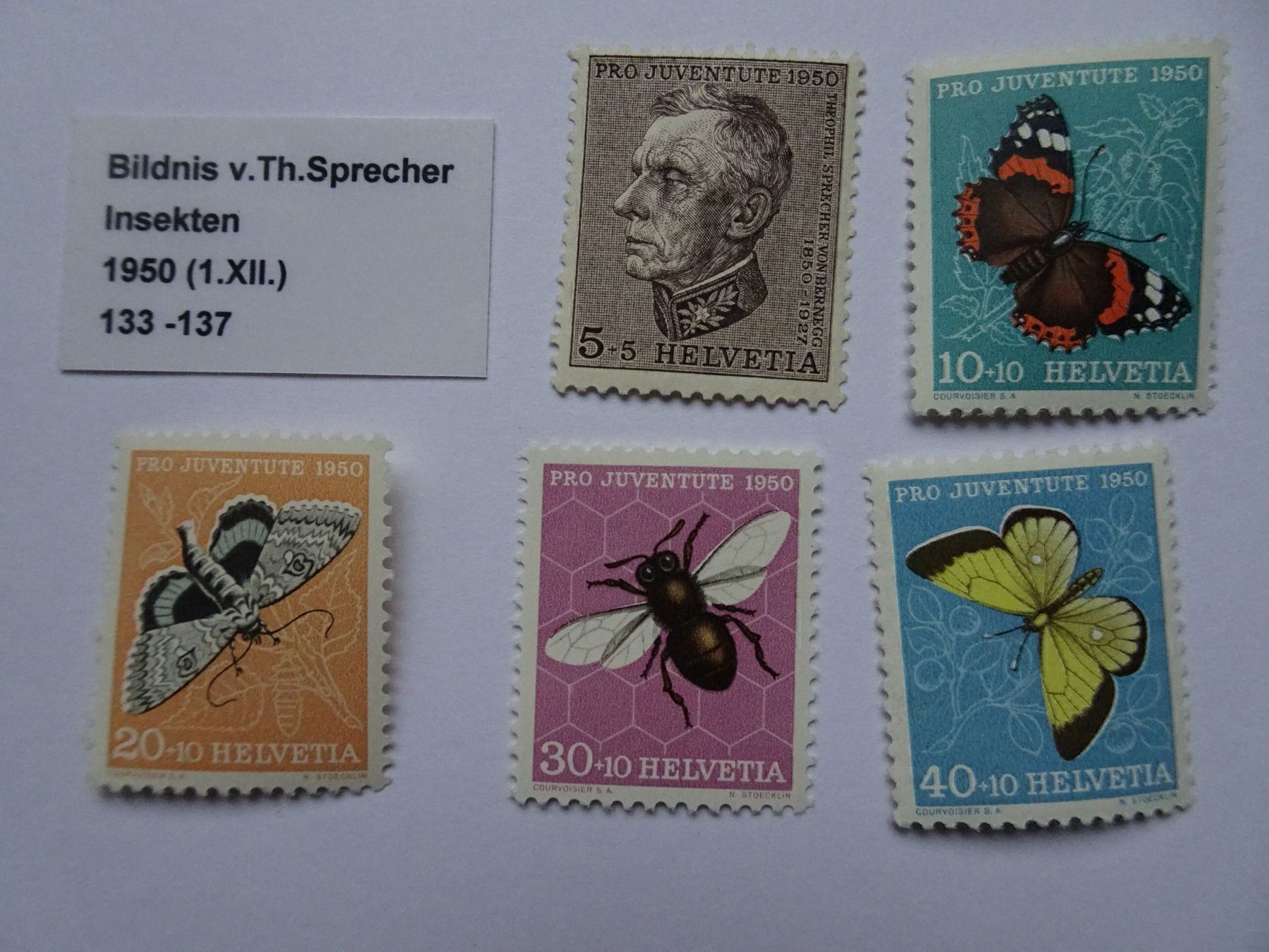 Alle Briefmarken: PJ 1950** – Neu (gemäss Beschreibung) aus Aadorf von Chnorli-Furz