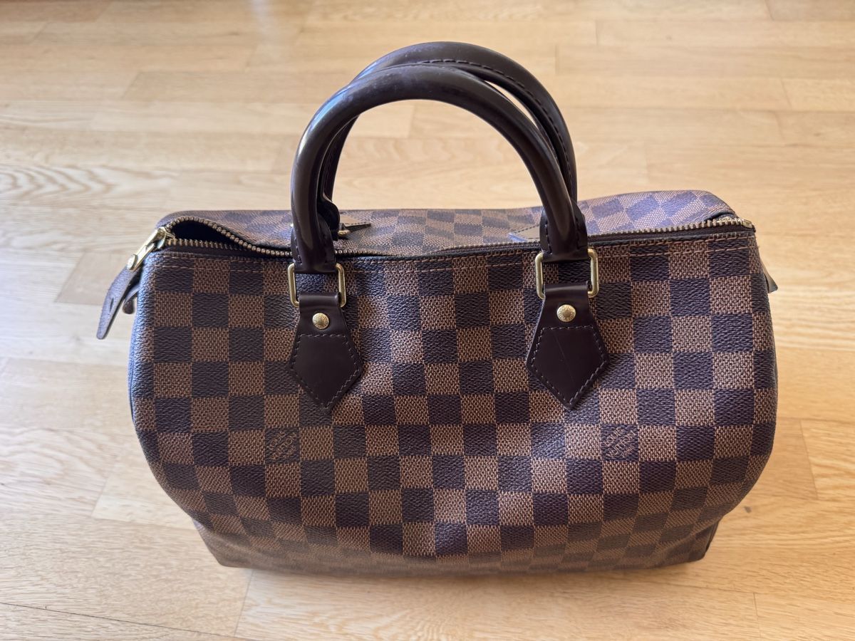 Louis Vuitton Borse da donna: Louis Vuitton Speedy 30, Damier Ebene – Usato da Aesch BL venduto da Micimacko-4 7