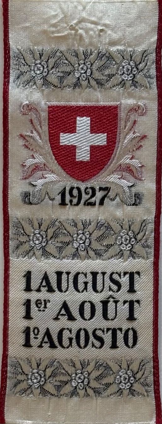 Plaquettes & Badges: 1. August Abzeichen 1927,  Bundesfeier, TOP! – D'occasion à Frauenfeld par Merk52