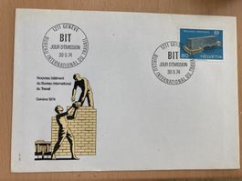 Schweiz Ämter 1974 BIT neues Gebäude ill. Ersttagsbrief