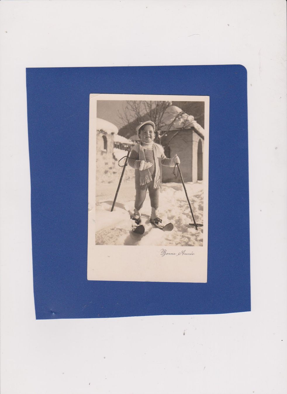 Cartoline postali: Carte postale hiver enfant ski  Kinder – Usato da Bex venduto da Canouille