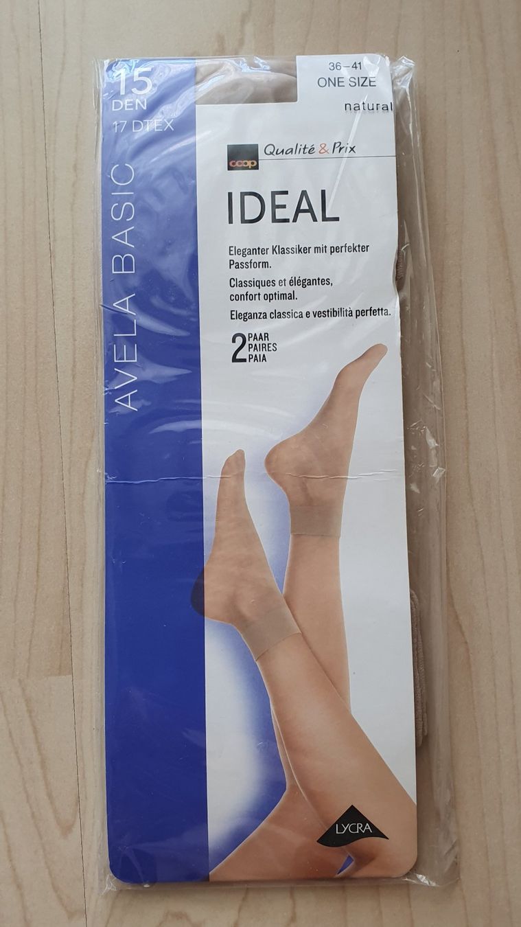 Coop Socken: Söckchen 2 Paar, transparent, Farbe natural, one size – Neu und originalverpackt aus Jona von kol_2kl8