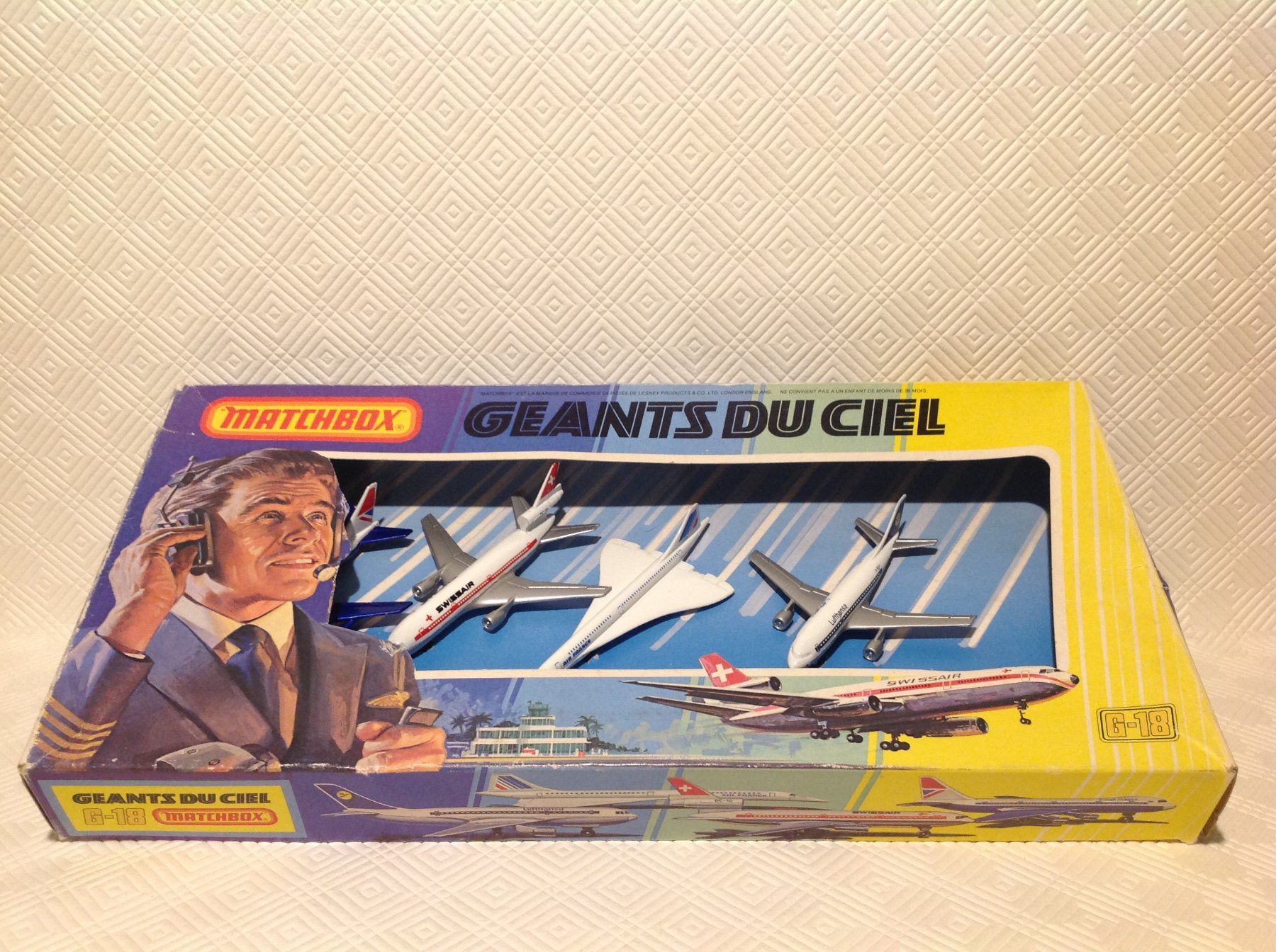Matchbox Modellini d'auto: Matchbox , Flugzeug Gift-Set G-18 von 1979 – Usato da Seuzach venduto da Jage 6