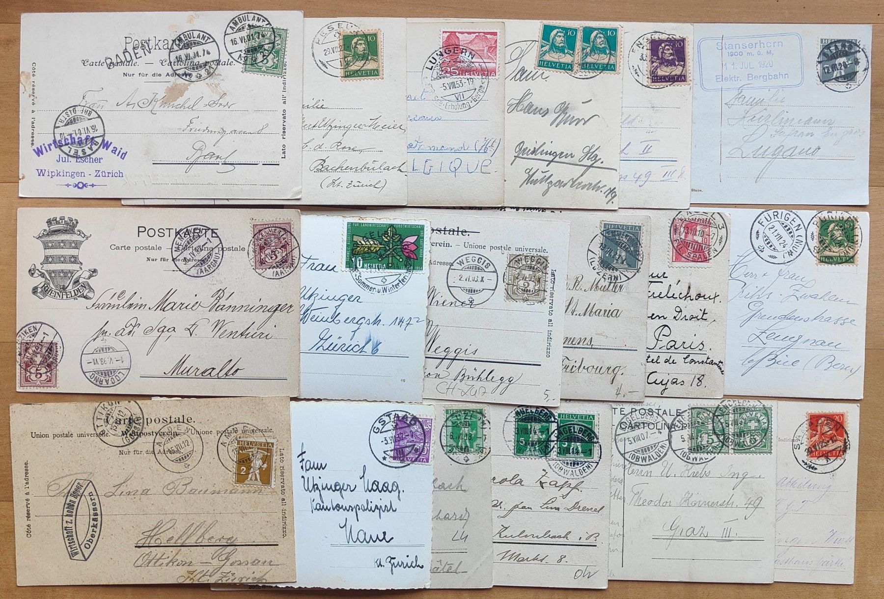 Cartoline postali: Super Lot, Posten mit 170 kleinformatigen Ansichtskarten – Usato da St. Erhard venduto da Chaeferli6 5