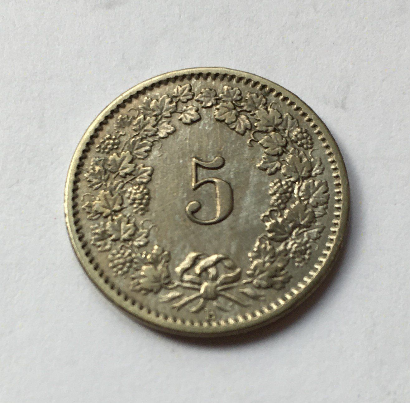 Tutti le monete: 1877 5 Rappen -unz – Usato da Kirchberg SG venduto da Helveticus00 1