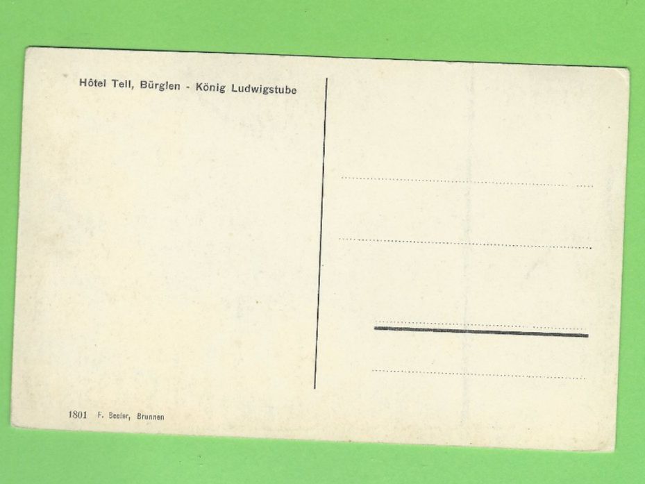 Cartoline postali: Hotel Tell, Bürglen – Usato da Zürich venduto da t24_de 1