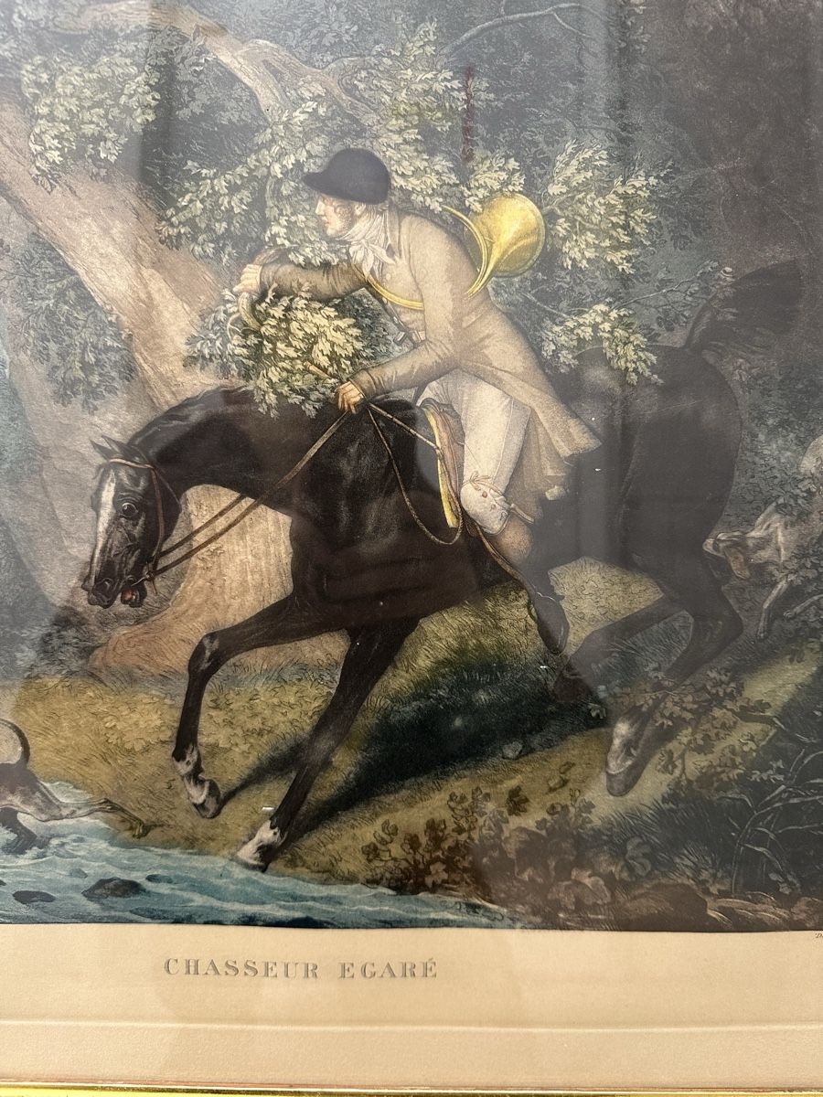 Incisioni: Originale antike Gravure "Chasseur Egaré" Stich – Usato da Ebikon venduto da Gaenggeliwaar 6